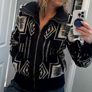 Pendleton Women’s Harding Foxglove Fleece Bomber Jacket